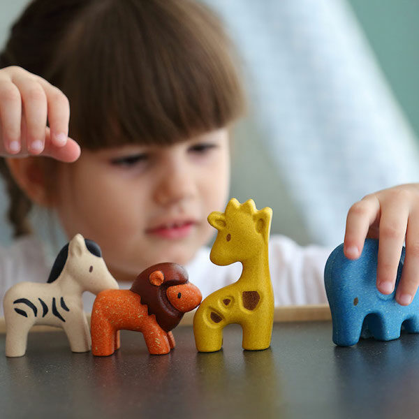 Plan Toys | 6135 | Girafa de madeira