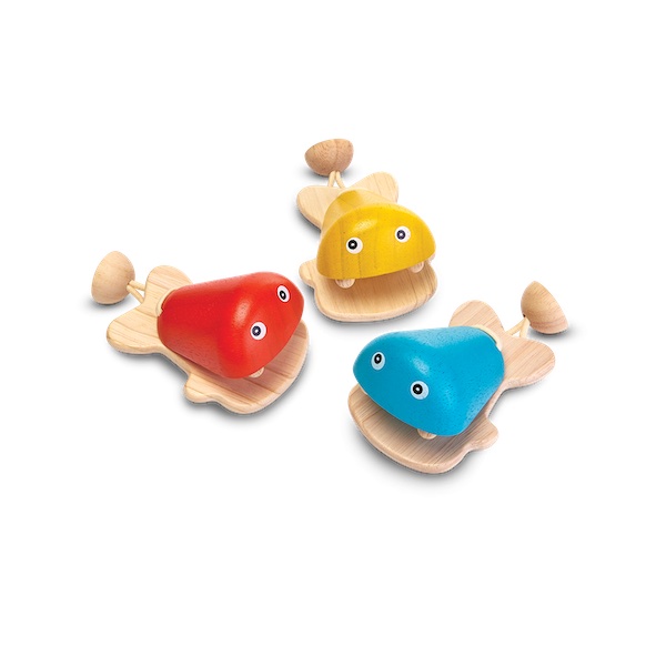 Plan Toys | 6435 | Castanholas Peixe de madeira