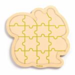 Djeco | 01824 | Puzzle Esquilo de madeira | 16 peças