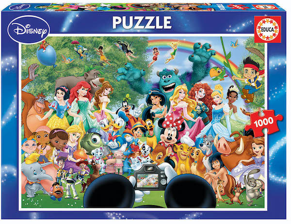 Educa | 16297 | Puzzle O Maravilhoso Mundo da Disney | 1000 peças