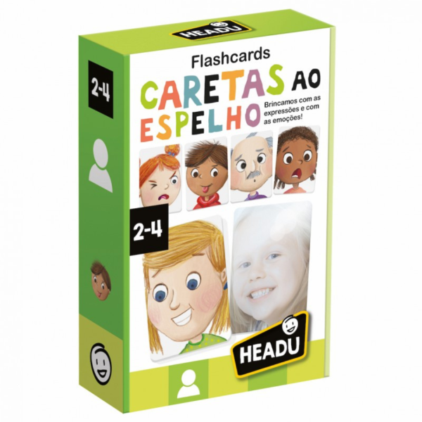 Headu | HU56352PT | Flashcards Caretas ao espelho