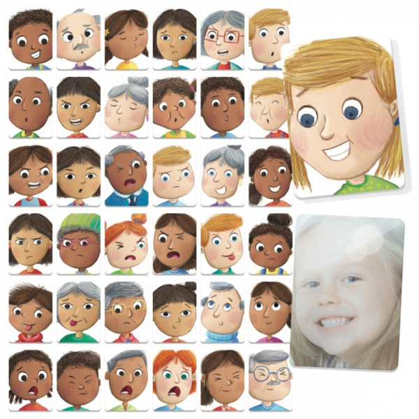 Headu | HU56352PT | Flashcards Caretas ao espelho